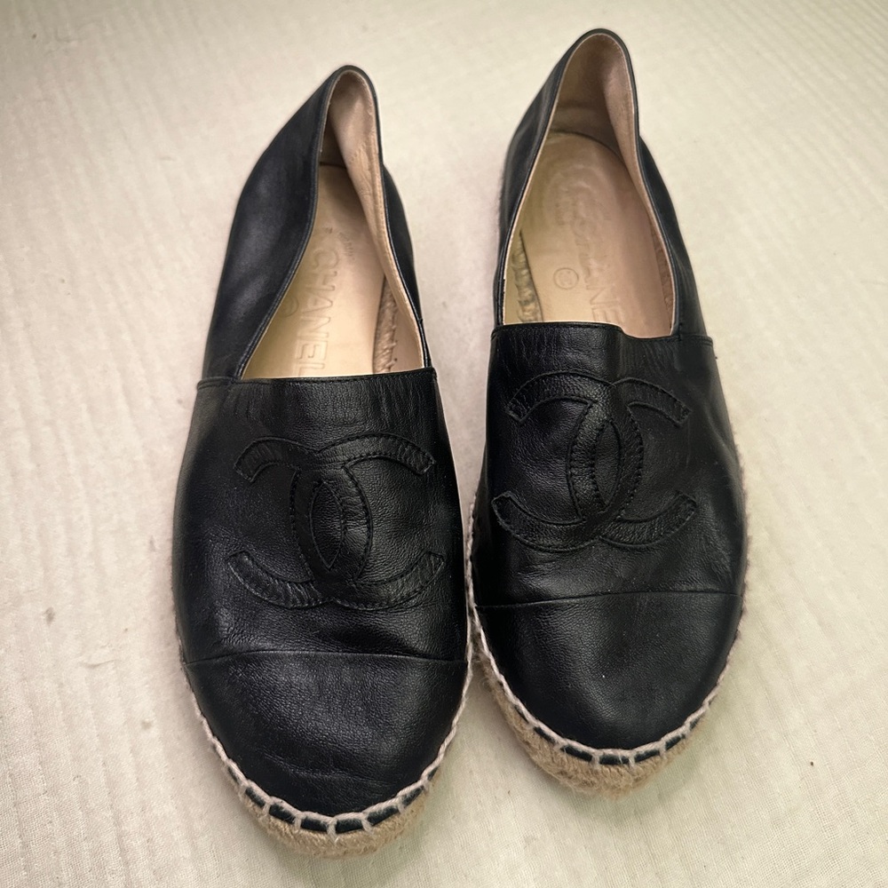 Chanel Leather Espadrille-RARE